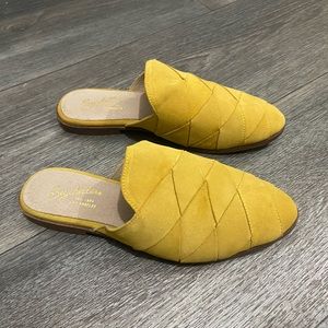Seychelles Survival Flat Woven Suede Mules